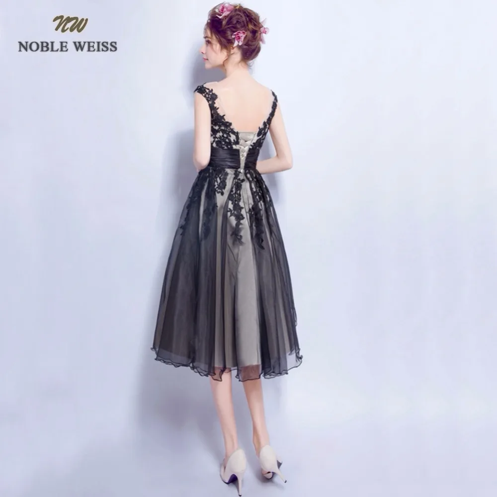 Благородный WEISS короткие платья для выпускного вечера 2021 аппликации Vestido De Formatura