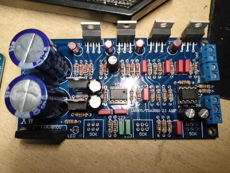 1 шт усилитель мощности 2,1 18 Вт* 2+ 36 Вт* 1 LM1875 TDA2030A PCB AC 12 в PCB не содержит никаких компонентов