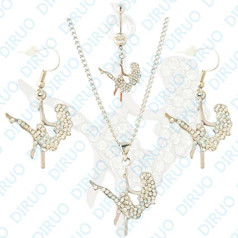 Оптовая продажа кольцо для танца на шесте пупка танцующая девушка ожерелье