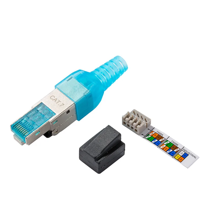 CAT6 CAT7 экранированный металлический модульный инструмент со стеклянной головкой