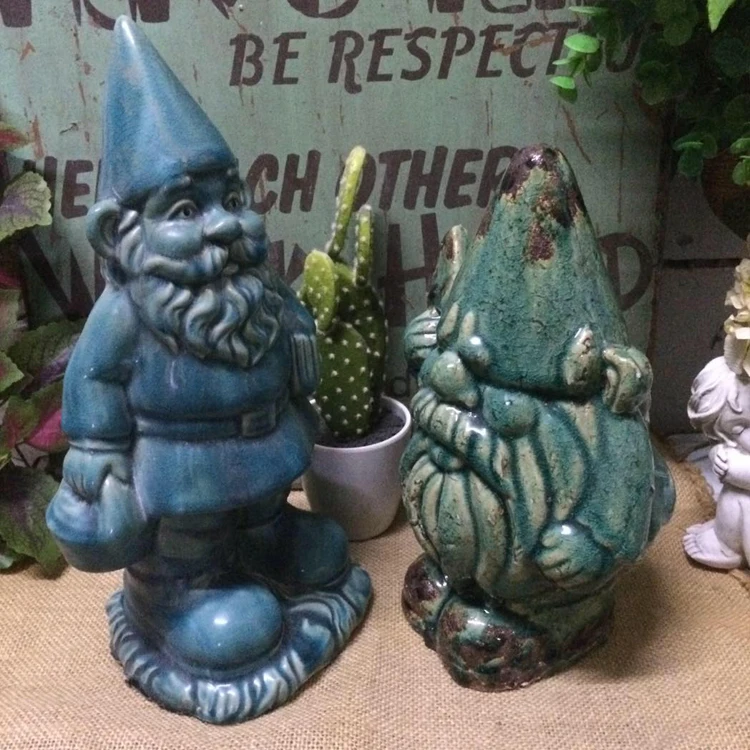 Американский кантри карликовая керамика украшение для сада вилла двор ландшафт