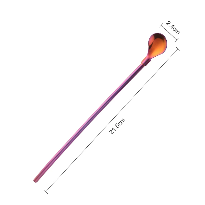 Оптовая продажа 50 шт. многофункциональная ложка для напитков с 25 кисточками