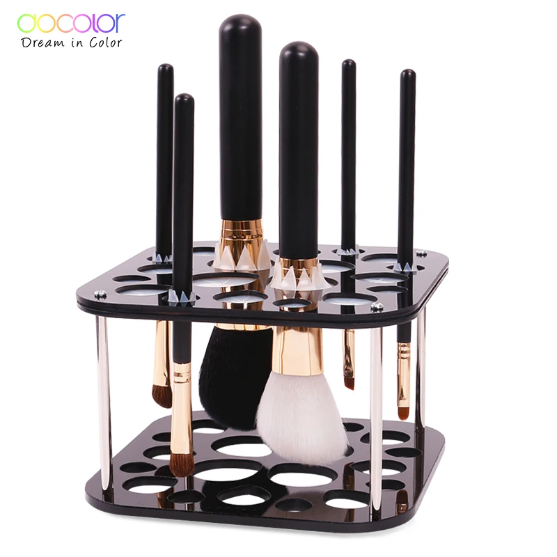 Docolor кисть Органайзер подставка дерево держатель для сушки щеток Аксессуары