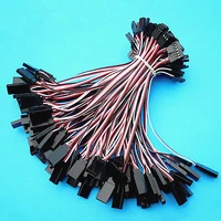 100pcs x 15cm 22awg wire servo extension cord lead cable for rc futuba jr