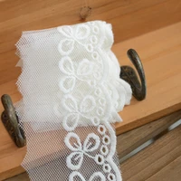 promotion new arrival embroidered 100 polyester guipure lace fabric lace accessories doll milk net yarn embroidery 6 5cm