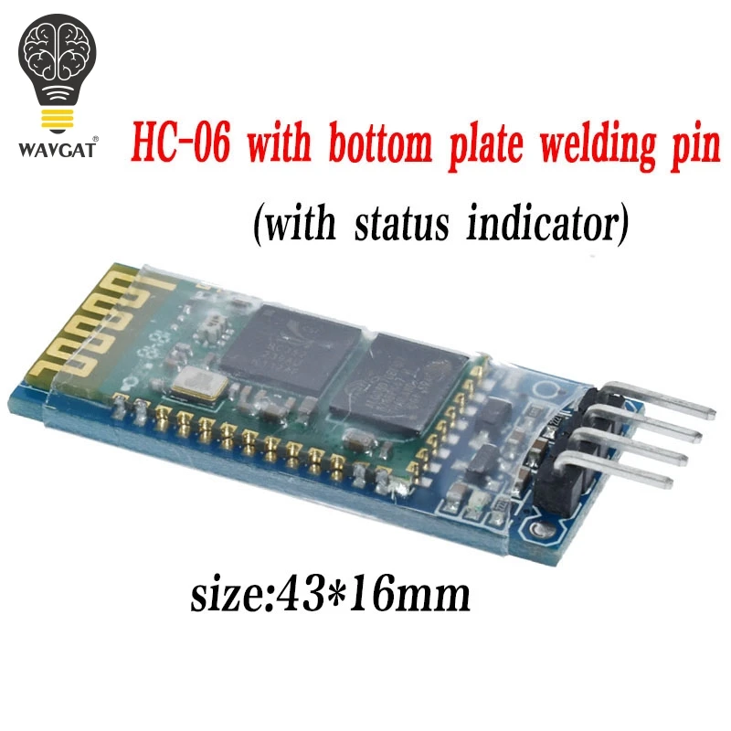 HC-05 HC 05 HC-06 HC 06 RF беспроводной Bluetooth приемопередатчик Slave модуль RS232/конвертер TTL в UART и адаптер - Цвет: HC-06 DIP