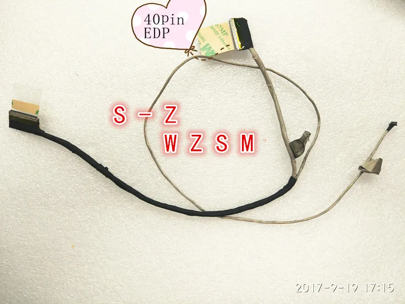 Оригинальный новый ноутбук lcd lvds кабель для ASUS GL553 GL553VD 40pin EDP 4K2K 1422-02H4000 6721FX001651 |