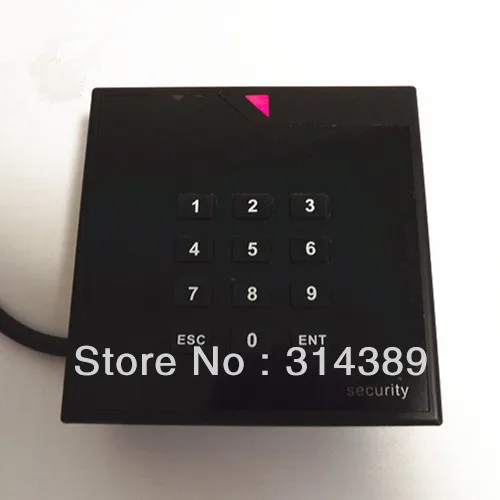 EM4100 4102 125 кГц клавиатура Pincode 12 В синий/красный светодиодный WG26 RFID-ридер |