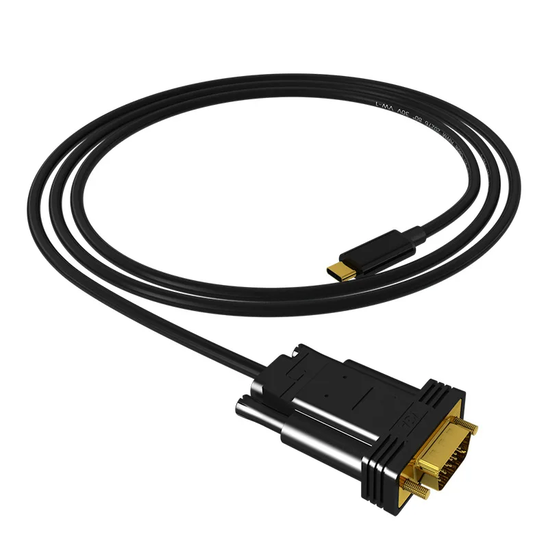 Новый кабель типа C к Vga 1080P 60 Гц для Apple новый Macbook Chromebook Pixel Dell Xps 13 Usb