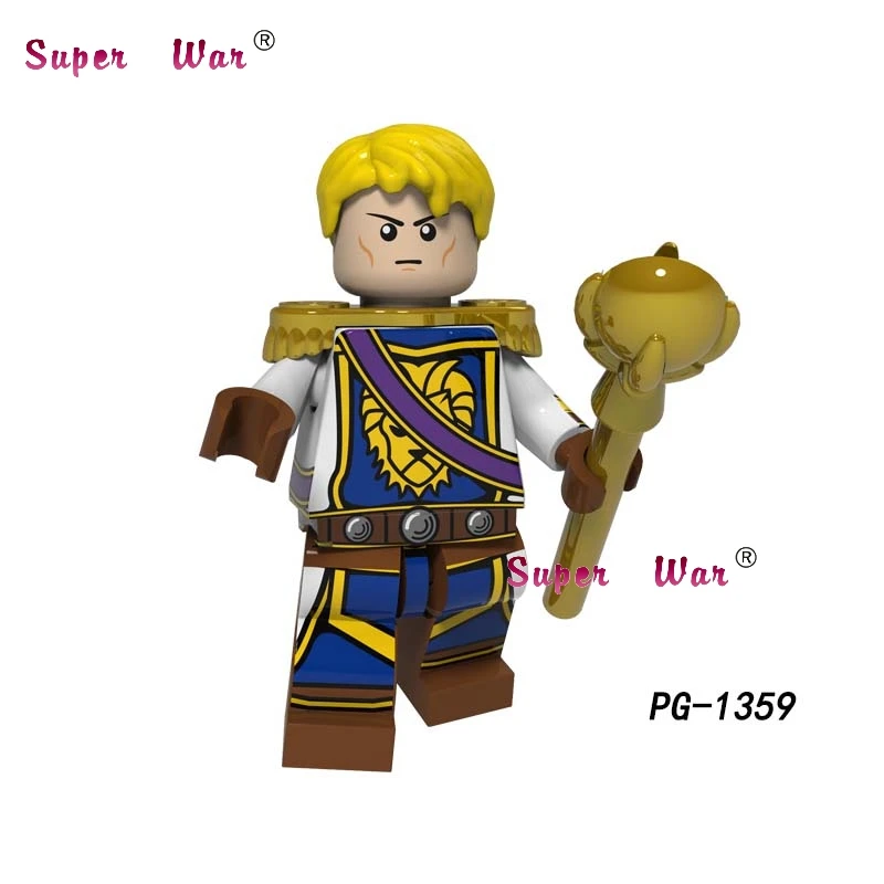 PG1359 Серия одиночных игр Anduin Wrynn Vancleef Jaina Rexxar Medivh Thrall Sylvanas Illidan строительные блоки игрушки для детей - Цвет: PG1359
