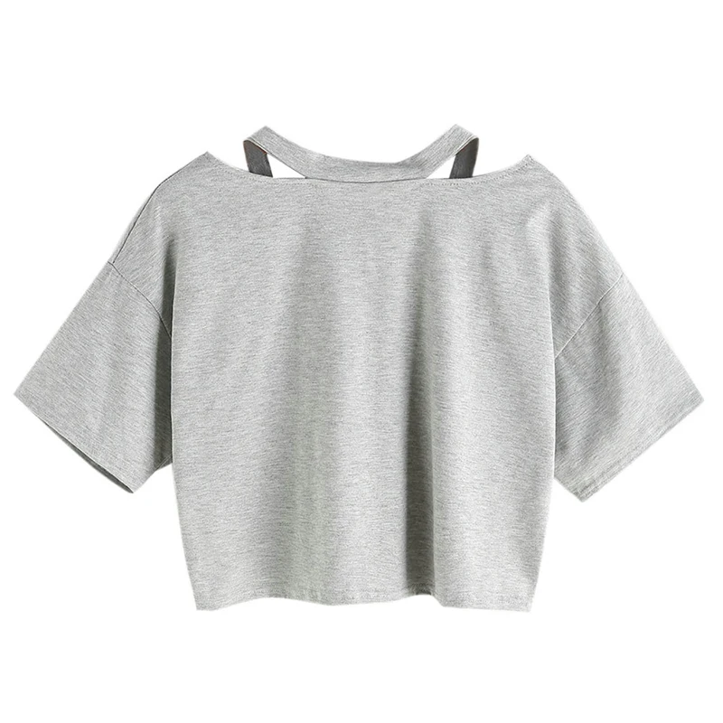 Женская футболка с вышивкой одежда блузы летняя Модная рубашка коротким рукавом