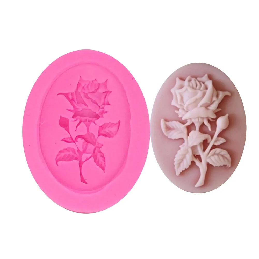 1 шт. DIY силиконовая форма в виде цветка розы Sugarcraft формы для помадки шоколада
