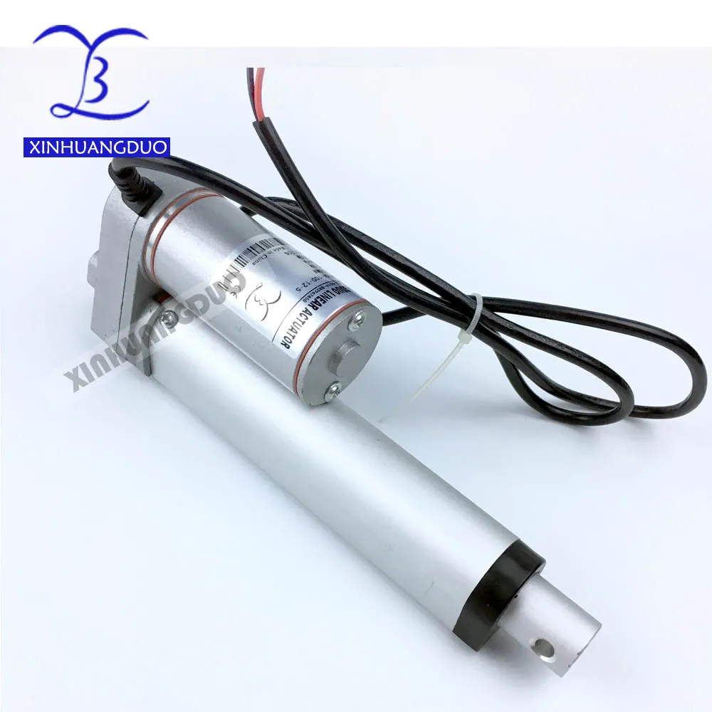 

100mm/4inch stroke Mini Linear Tubular motor motion 900N/90KG/198LBS load electric linear actuator 12v 24v dc motor