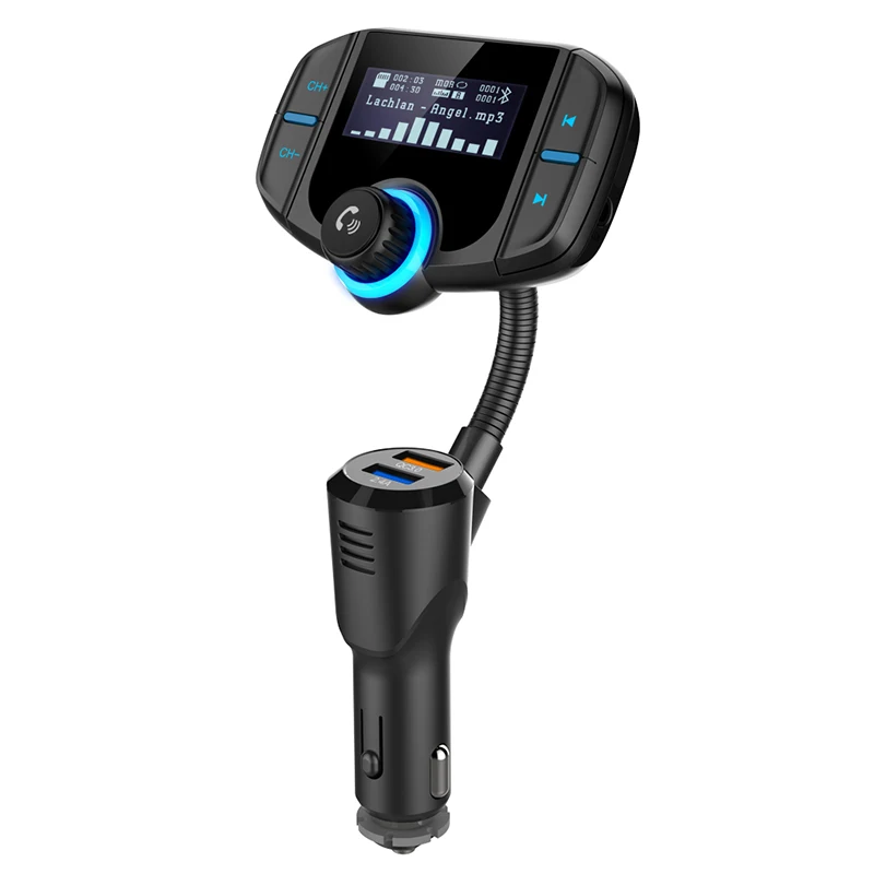 100% Новый беспроводной автомобильный Bluetooth fm передатчик MP3 радио адаптер комплект