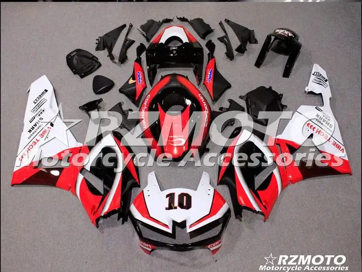 

Новый комплект обтекателей для мотоцикла ABS для Honda CBR600RR F5 2013-2019, литьевая форма для кузова белого и красного цвета, магазин ACEKITS No.0077