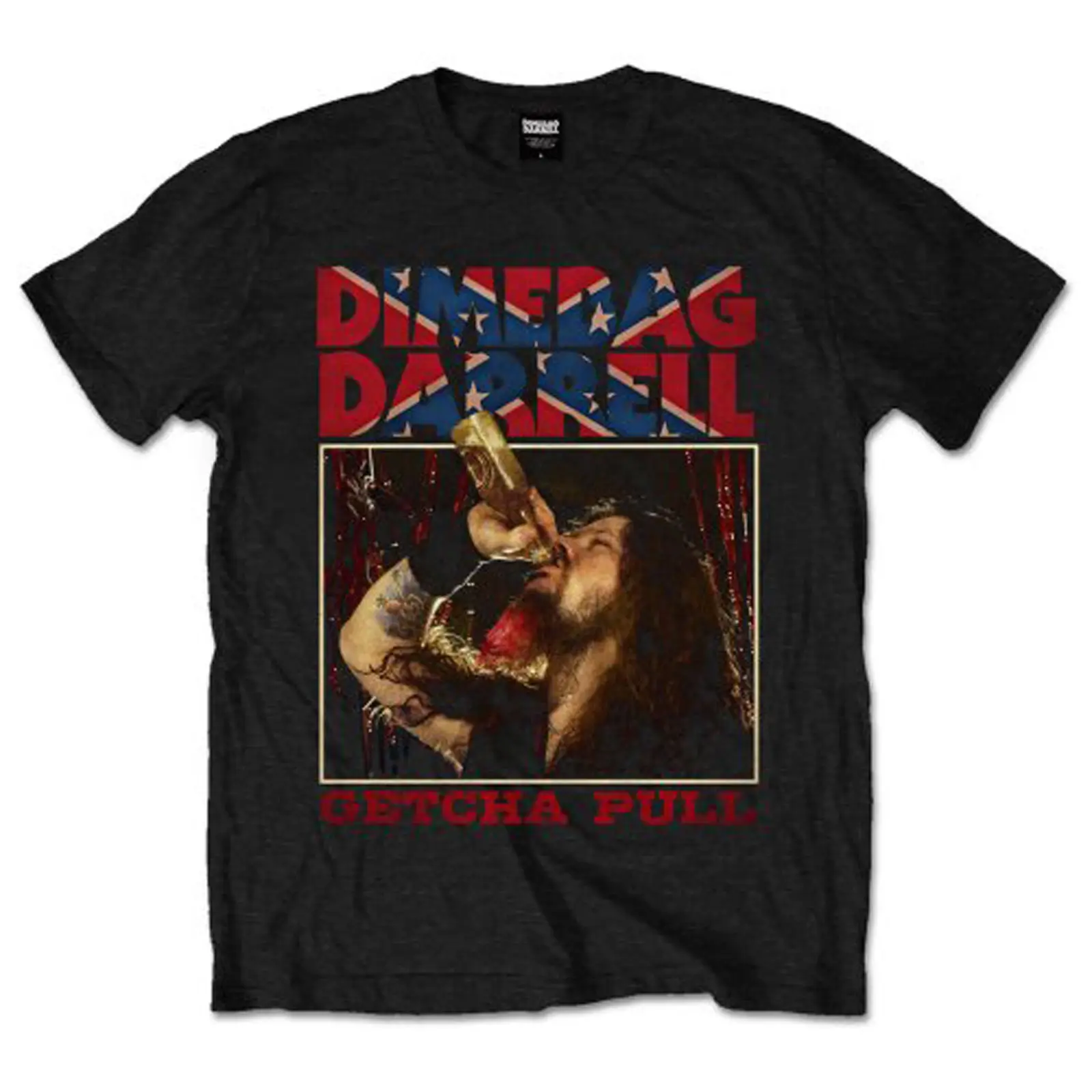 Даймбэг Даррелл Pantera Damageplan Thrash металлическая Официальная футболка Мужская
