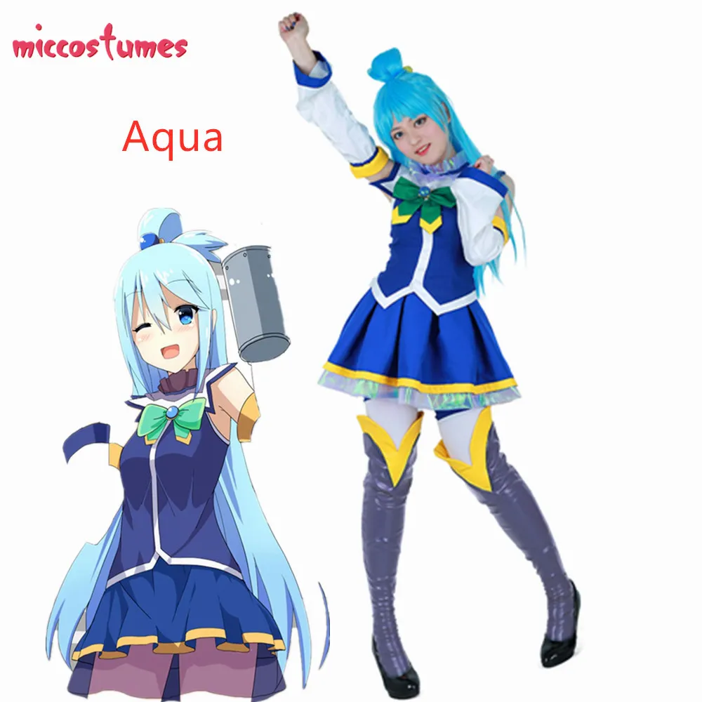 

Aqua Cosplay Konosuba Cosplay Gods Blessing On This Wonderful World Cosplay Women Halloween Costumes Outfit