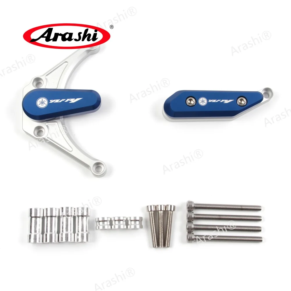 Араши протектор двигателя мотоцикла защитный чехол для YAMAHA R1 2009 2010 09 10 мотоцикл