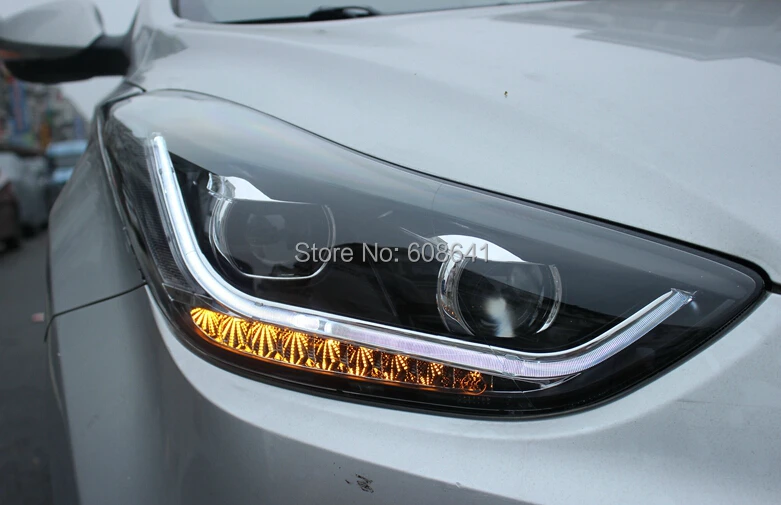 Для HYUNDAI 2012 2013 год Elantra Светодиодная лента передняя лампа TLZ|elantra led|hyundai elantra ledhyundai