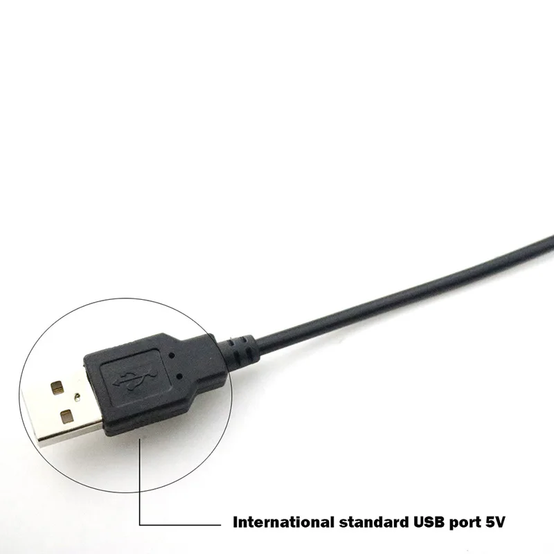 1 м 2 3 5 10 черный usb порт В 5*2 мм цилиндрический кабель питания коннектор для