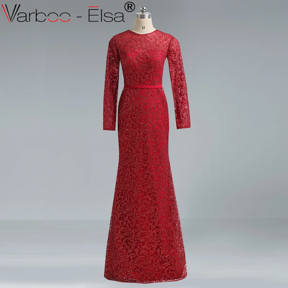 VARBOO_ELSA роскошное блестящее платье длиной до пола для выпускного вечера