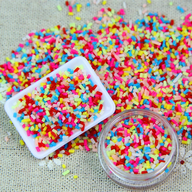 100 г DIY полимерная глина поддельные Конфеты Сахар посыпать украшения для