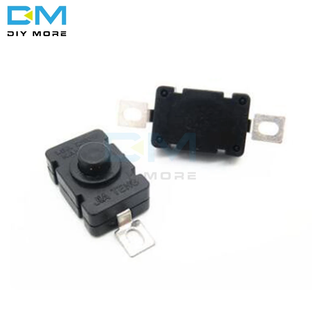 10 шт. KAN 28 1.5A250V переключатели для фонарика самоблокирующиеся SMD типа 18x12 мм