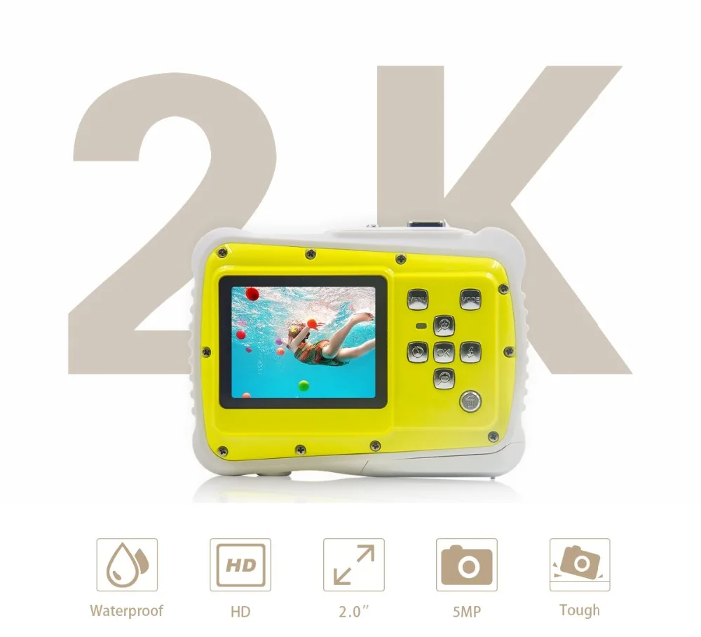 Мини Портативная детская спортивная экшн подводная камера 3 м Водонепроницаемая