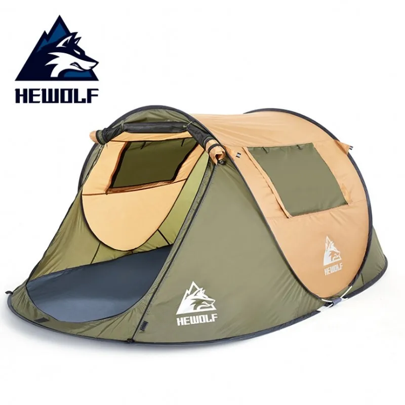 

New Large Throw Tent Outdoor 2-3persons Automatic Speed Open Throwing Pop Up Windproof Waterproof Beach Camping Tent Large Space