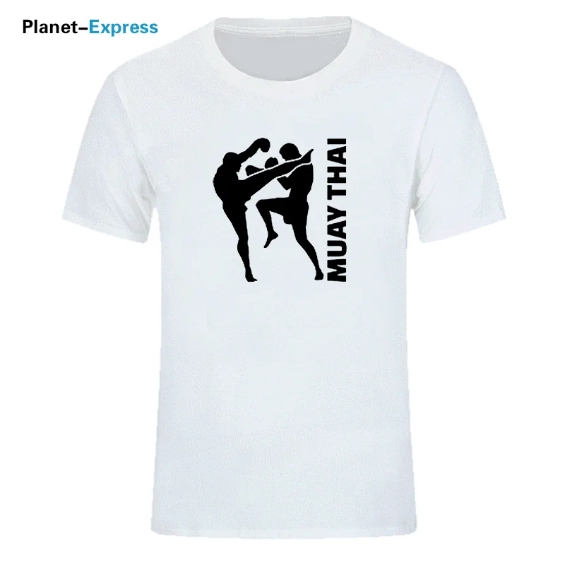 Мужская футболка Ultimate Fighting Muay Thai Hardcore Fight забавные хлопковые футболки летние