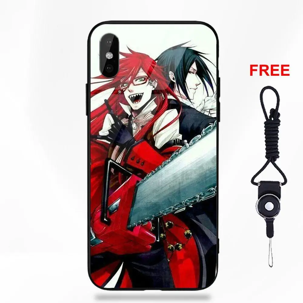 Vvcqod Kuroshitsuji Black Butler Грелль Сатклифф для Apple IPhone X XS Max XR 5 5C 5S SE 6 S 7 8 плюс | Мобильные