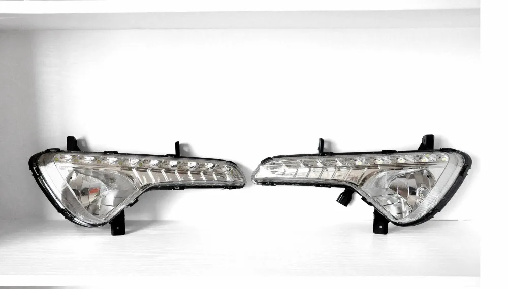 Светодиодные дневные ходовые огни для Kia Sportage R бесплатная доставка|Фара авто в