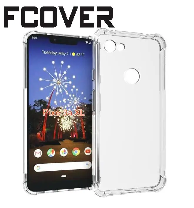 Прозрачный чехол для Google Pixel 3 3a XL Мягкий ТПУ гелевый прозрачный силиконовый из