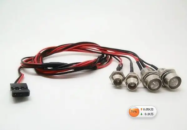 Ewellselling 4 светильник s/набор для 1/10 1/8 RCOn Road Drift Car RC truckt|rc set|led light rclight rc |