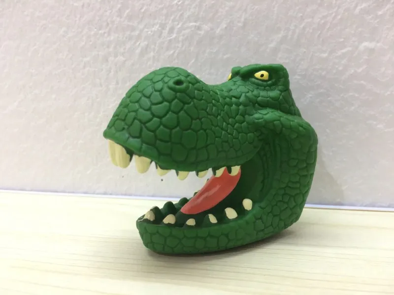 Jurassic World, Мультяшные куклы-Динозавры, кукольные перчатки с изображением животных, мягкие виниловый динозавр, модель игрушки-марионетки
