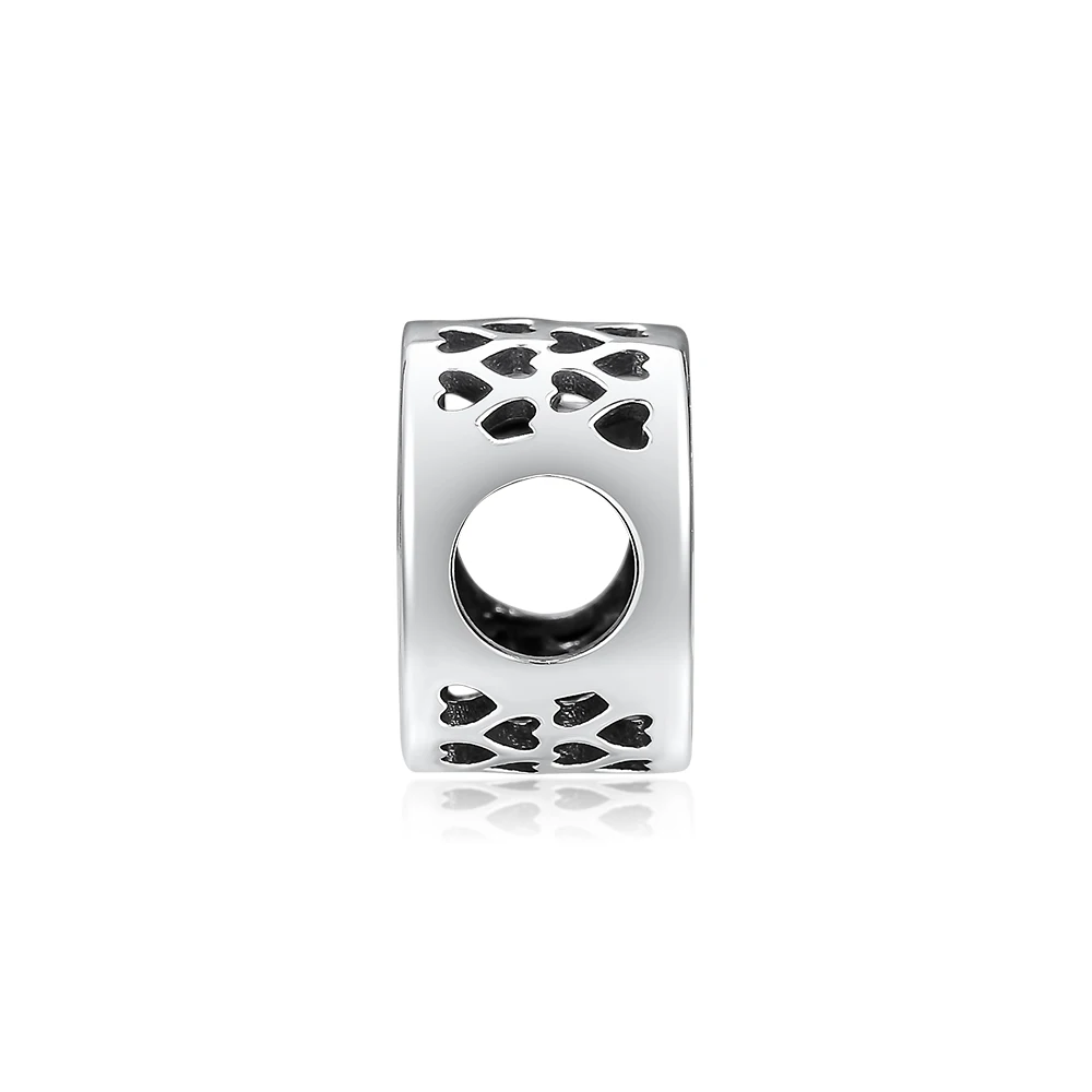 DIY Подходит для Pandora Подвески Браслеты ожерелье стерлингового серебра 925 сияющее
