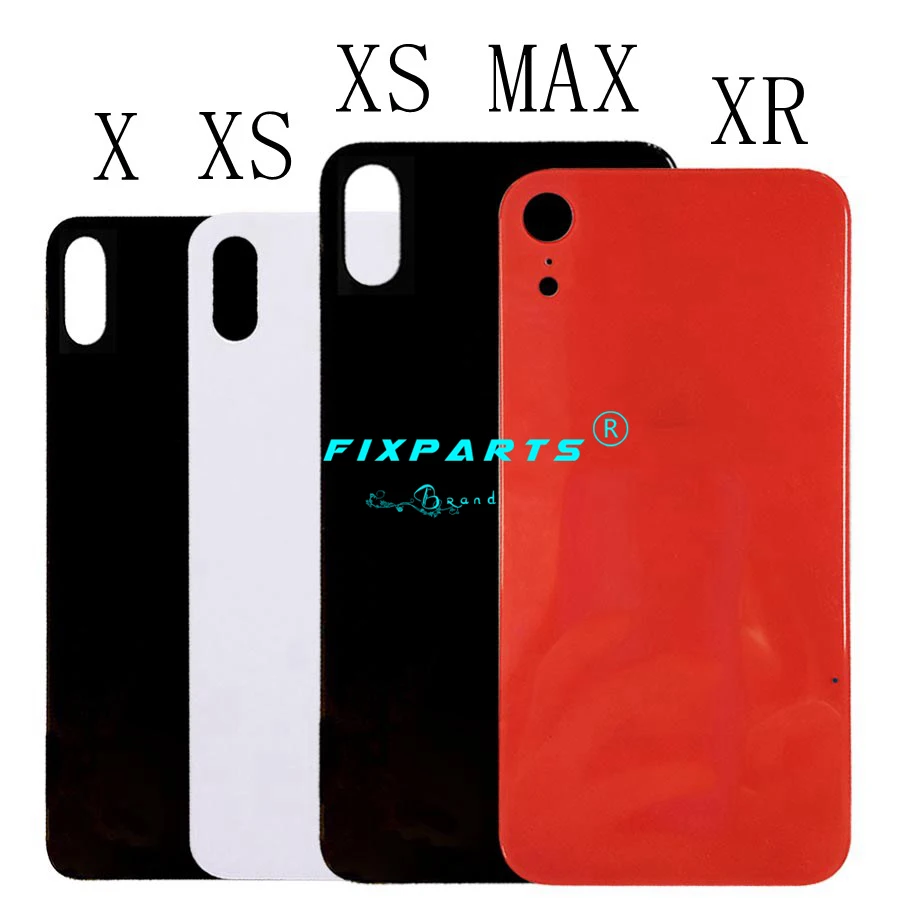 Для iPhone 10 X Задняя стеклянная крышка батареи задняя дверь XR корпус чехол для Apple iPhone XS Задняя стеклянная крышка XS MAX Замена lcd