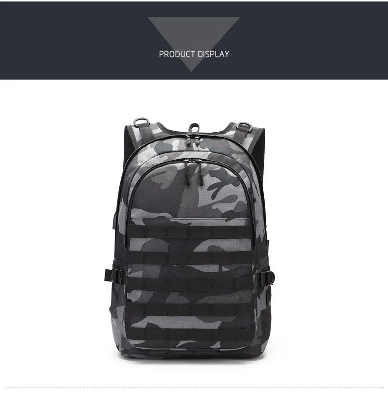PUBG рюкзак мужской школьный Mochila Pubg Battlefield infants пакет камуфляж путешествия холст usb зарядка Джек назад рюкзак мужской