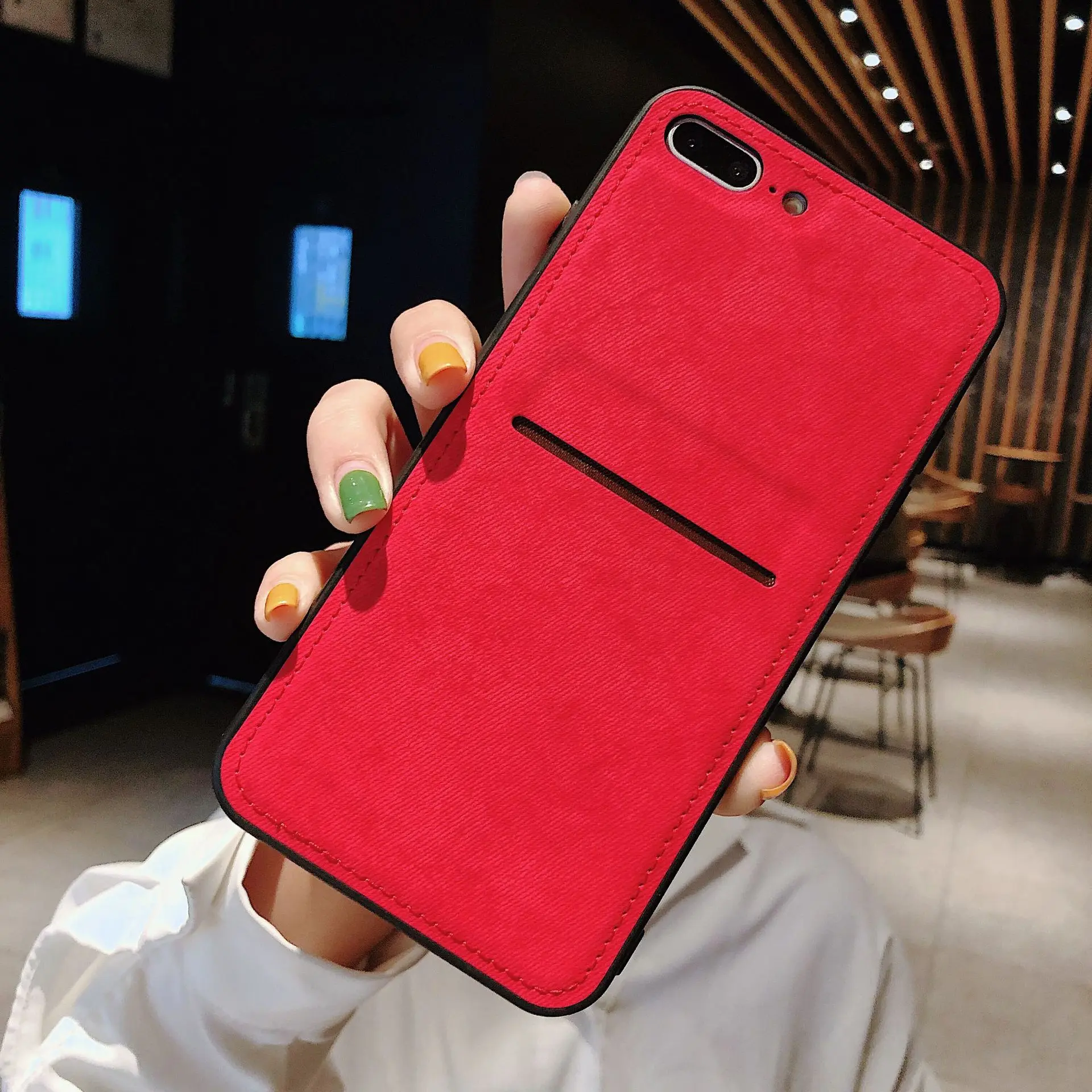 Magnetic Cloth Case For iPhone 7 8 plus XR XS Max Soft Silicone Ultra-thin Fabric Texture Cases X 6 6s Cover |
