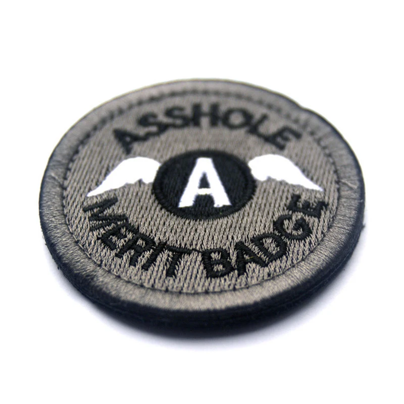 Нашивка с вышитыми нашивками в стиле милитари тактическая нарукавная повязка