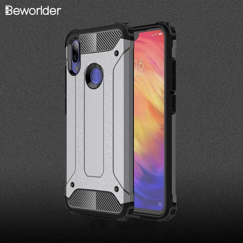 Силиконовый чехол для Xiaomi Redmi Note 7 Pro TPU PC Protector Shoockproof Armor силиконовый Note7 |
