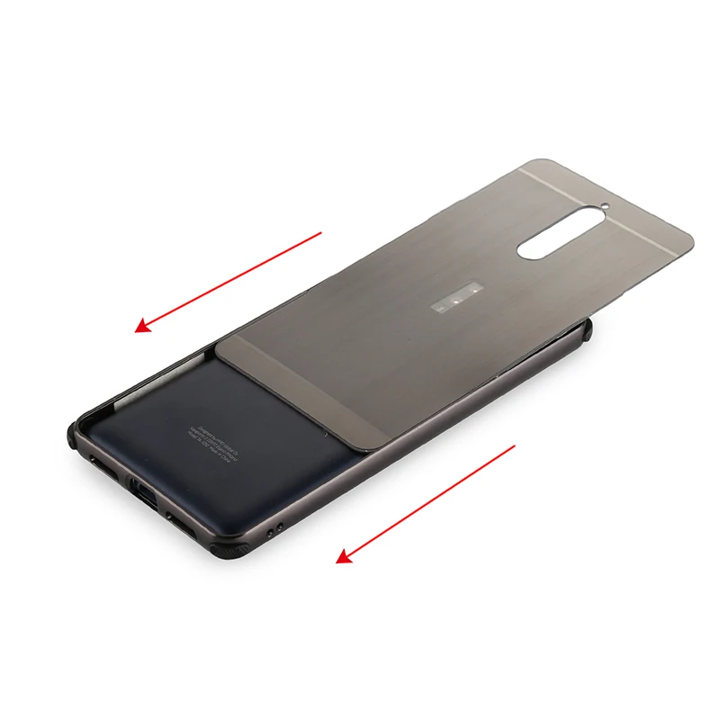 Чехол для Nokia 8, чехол,, противоударный, металлический, алюминиевая рамка, ультра тонкий, PC, чехол для Nokia 8, 6, чехол для Nokia 7, 6, пленка для экрана