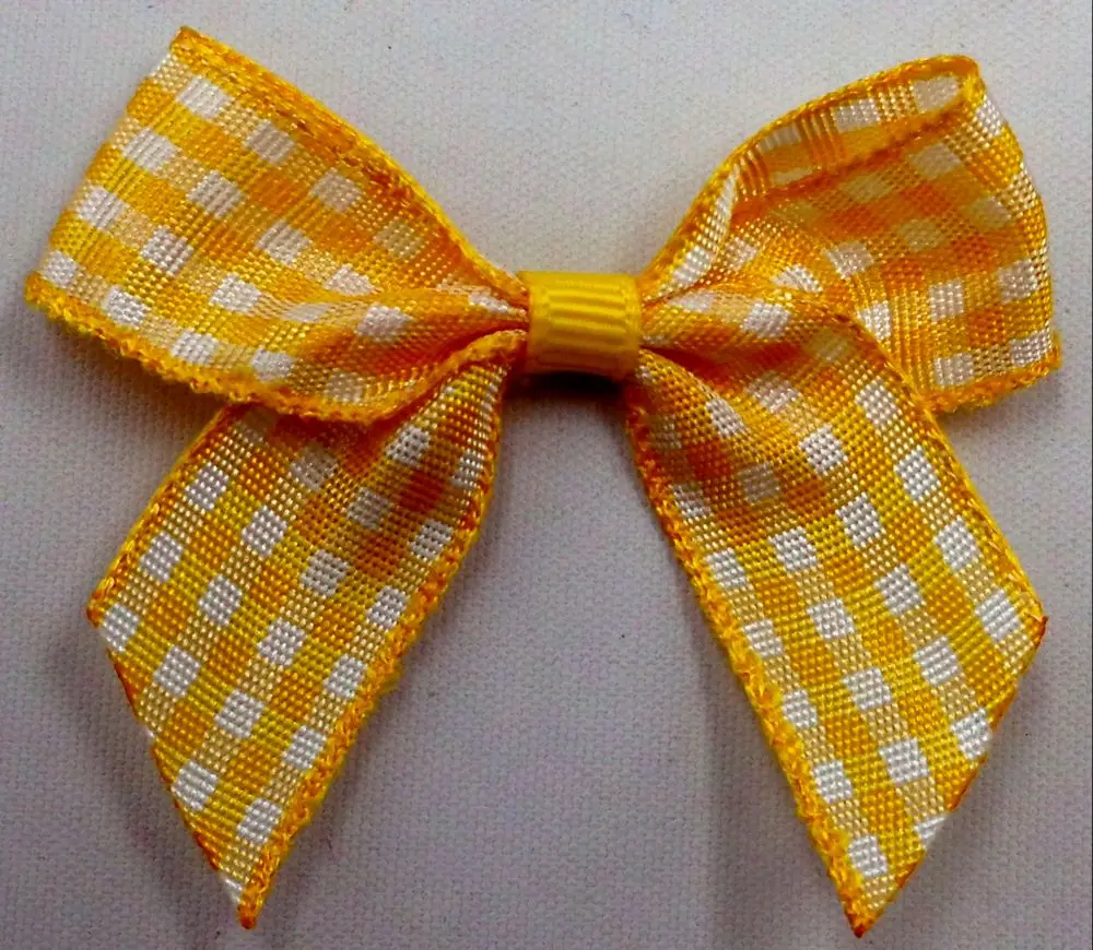 Пестротканая лента мини бант подарочная упаковка для одежды DIY аксессуары 100 шт