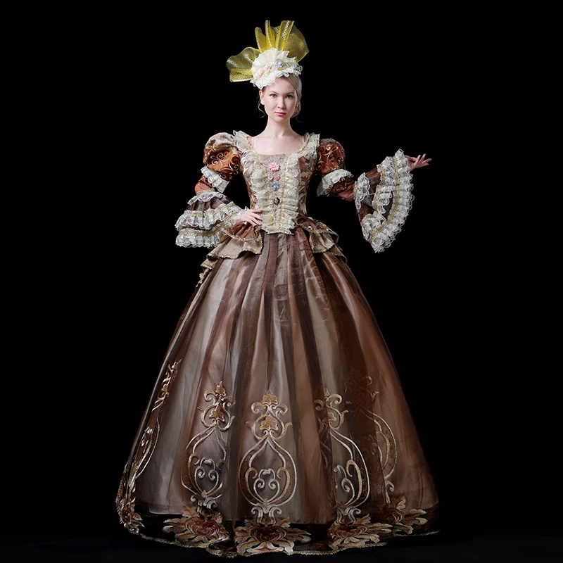 18th века Rococo Готический Мария Антуанетта викторианской вечерние платье период