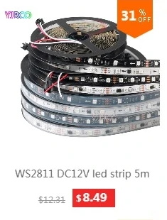 WS2812B умный светодиодный пиксель полосы 30/60/144 светодиодный s/m WS2812 IC SMD 5050 RGB светодиодный полосы света 1 М/4 м/5 м DC5V Водонепроницаемый/не Водонепроницаемый