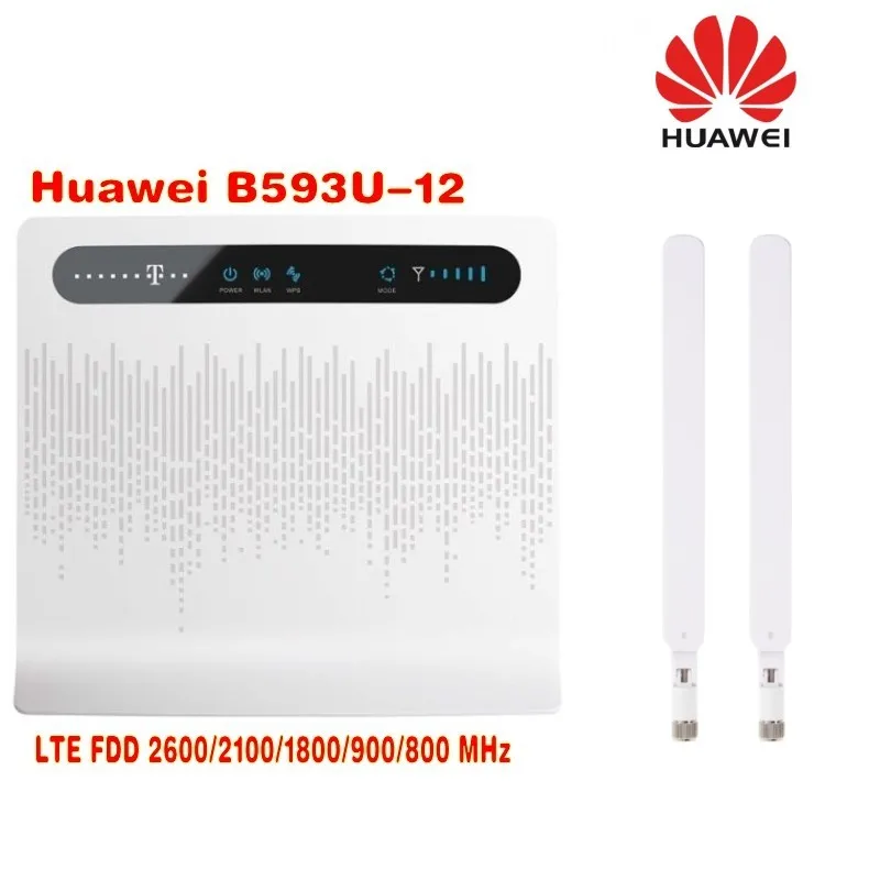 

huawei B593 B593u-12 LTE TDD FDD CPE 4g router with external antenna 2pcs