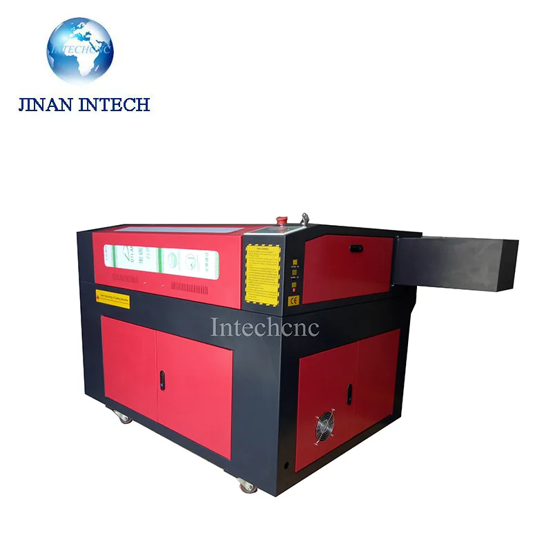 Широко используемый лазерный резак и гравировальный станок с ЧПУ LFJ6090 60 Вт |