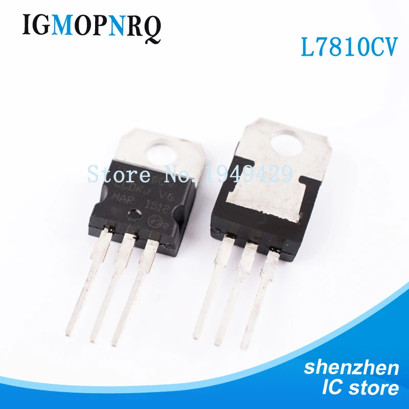 10 шт./лот L7810CV L7810 TO-220 7810 LM7810 MC7810 New | Электронные компоненты и принадлежности
