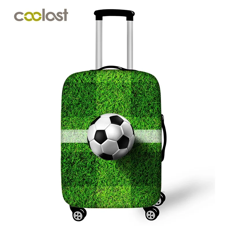 Крутой footbly чемодан защитный чехол для дорожного чемодана Soccerly эластичные тележки для багажа Пыленепроницаемая туристическая принадлежность - Цвет: APXT ZQ0