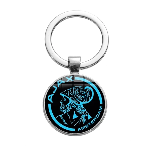 Style 5 SIAN, Новое поступление, Ajax, футбольные лиги, логотип, брелок, футбольный клуб, коллекция, брелок, держатель, безделушки, подарок для фанатов, мужские ювелирные изделия - Цвет: Style 5